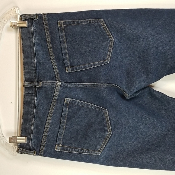 Old Navy Straight Leg Medium Wash Stretch Denim Jeans 16 Husky - Picture 3 of 6